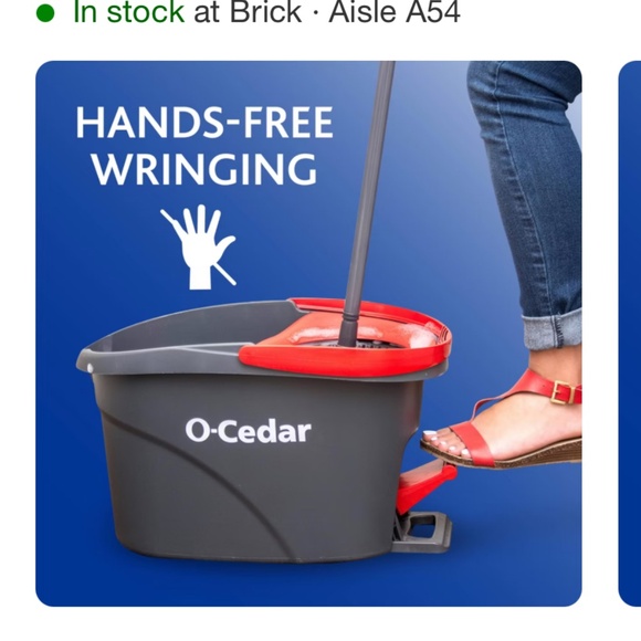 O-Cedar EasyWring Spin Mop and Bucket System - Picture 4 of 4